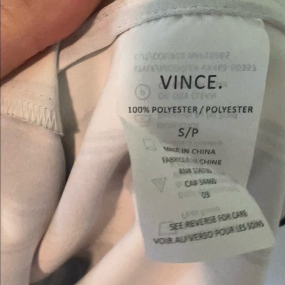 Vince Brush Stroke Split Neck Tunic Dress - Picture 8 of 8